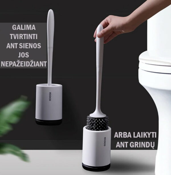 Modernus higieniškas tualeto šepetėlis - Image 3