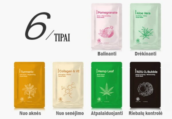 Natūrali Ciberžolės anti-acne veido kaukė - Image 2