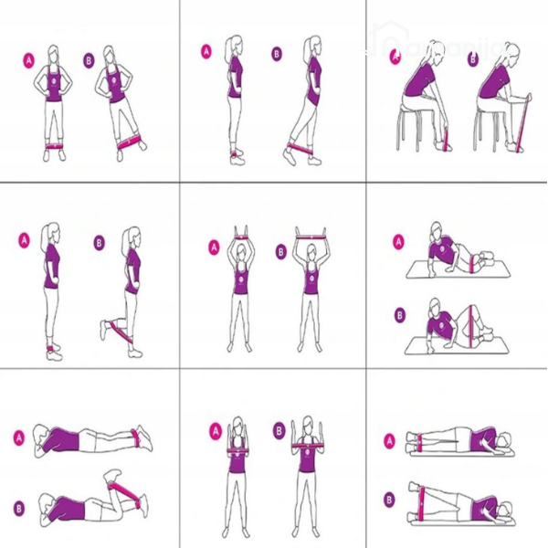 Pasipriešinimo (sporto) gumų rinkinys - Image 6