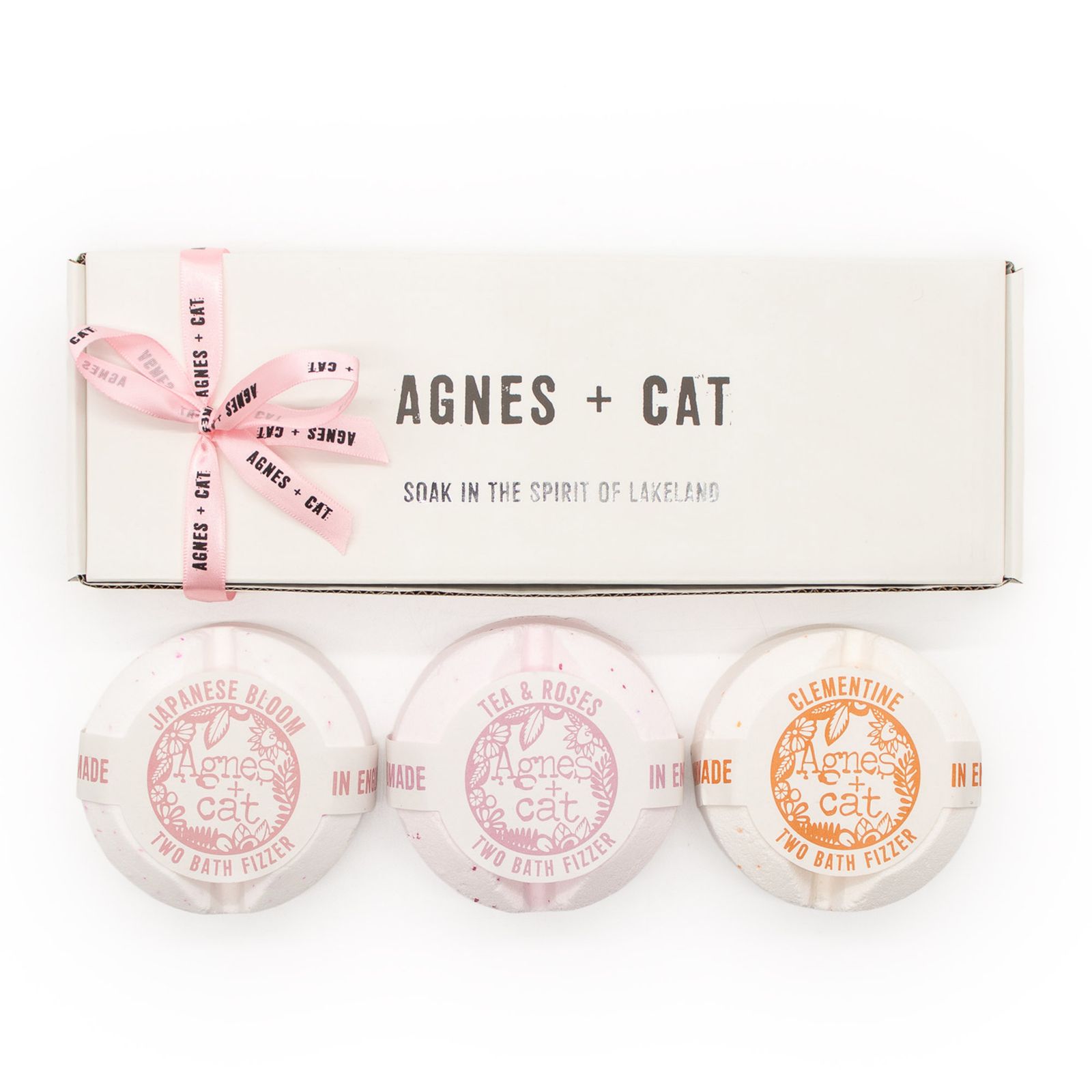 Agnes + Cat vonios bombų dovanų rinkinys „Floral & Citrus“