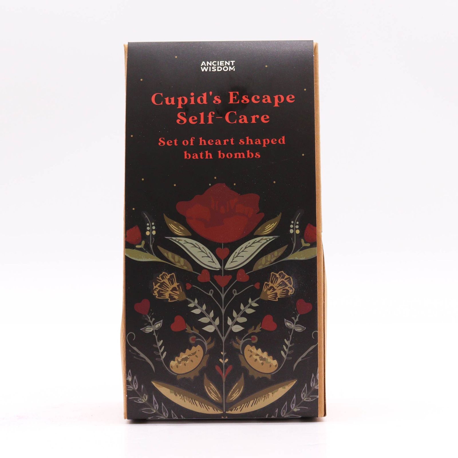 Širdelės formos vonios bombų rinkinys „Cupids Escape“ – prancūziškų levandų aromatas